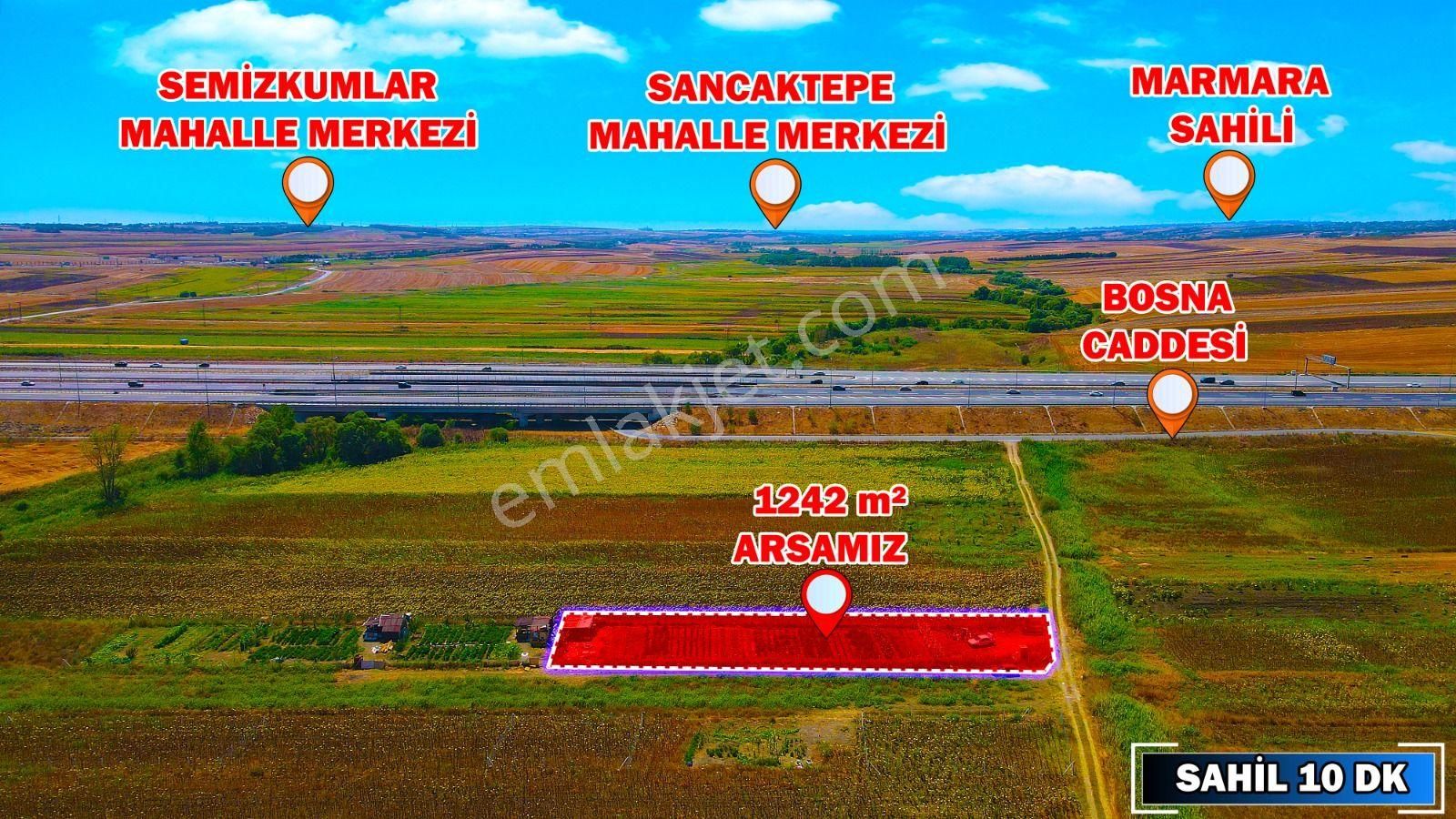 Silivri Seymen Mahallesinde 1.242 M2 Etrafı Telle Çevrili Satılık Çardaklı Su Kuyulu Bahçe - Görsel 7