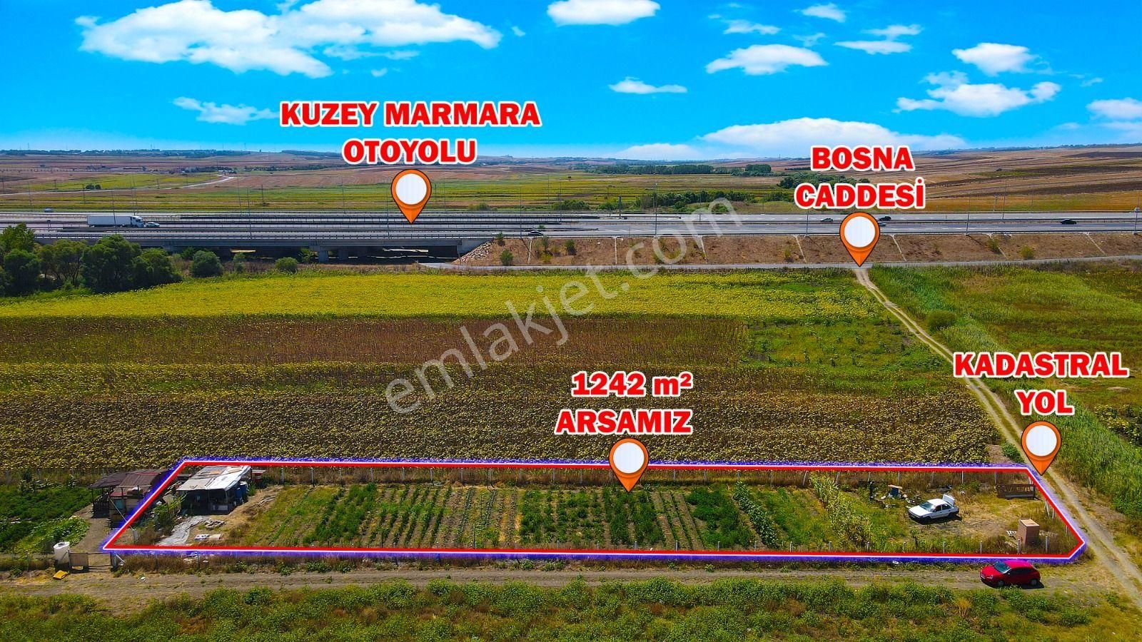 Silivri Seymen Mahallesinde 1.242 M2 Etrafı Telle Çevrili Satılık Çardaklı Su Kuyulu Bahçe - Görsel 6