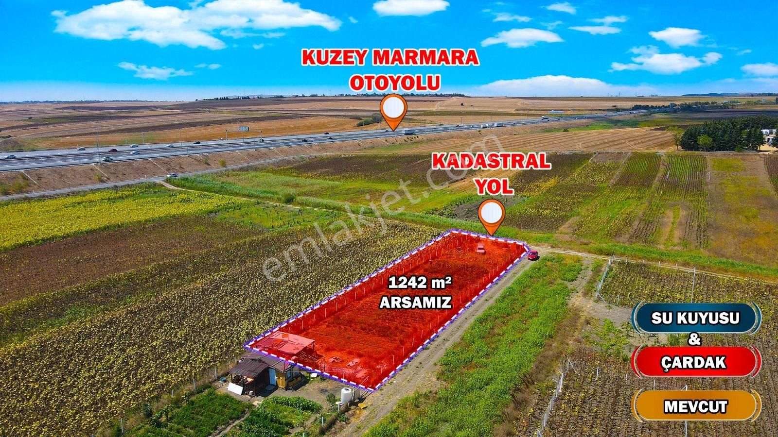 Silivri Seymen Mahallesinde 1.242 M2 Etrafı Telle Çevrili Satılık Çardaklı Su Kuyulu Bahçe - Görsel 8