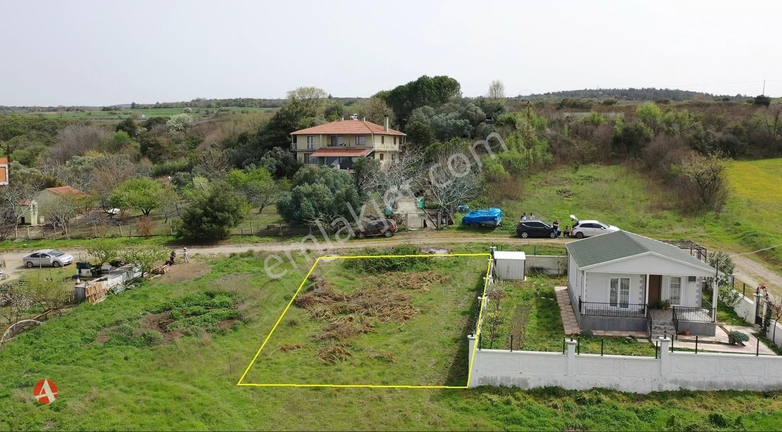 Çanakkale, Lapseki, Kemiklialan , Boğaz Manzaralı İmarlı Arsa