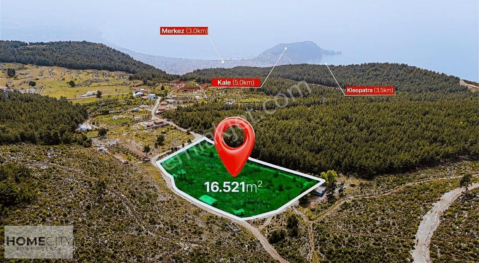 Alanya 16.521m2 Tiny House Projeli,merkeze 3 Km,kaleye 3 Km.!!!! - Görsel 10
