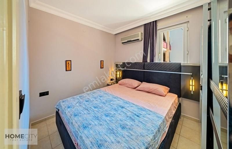 Alanya Cleopatra 1+1 45m2 Havuzlu,görevli,7/24 Kamera Sistemiii - Görsel 10