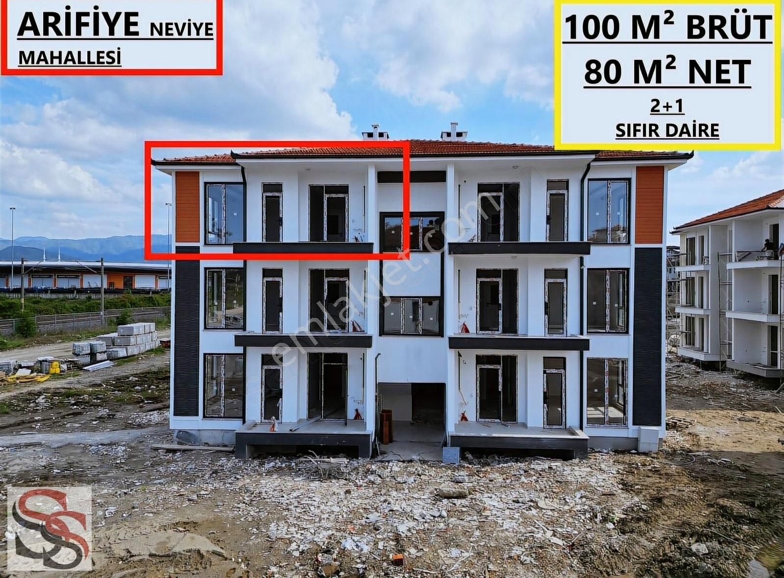 Arifiye Neviye Satılık Daire ARİFİYE NEVİYE MAHALLESİ MUHTEŞEM KONUMDA 100 M² 2+1 DAİRE