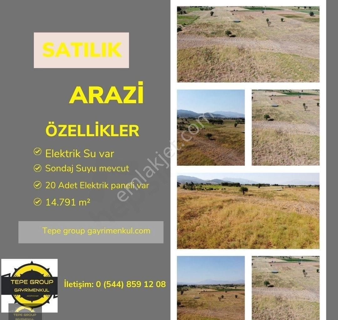 Acıpayam Akalan Satılık Tarla Tepe Gayrimenkulden 14.791 m² Satılık Tarla