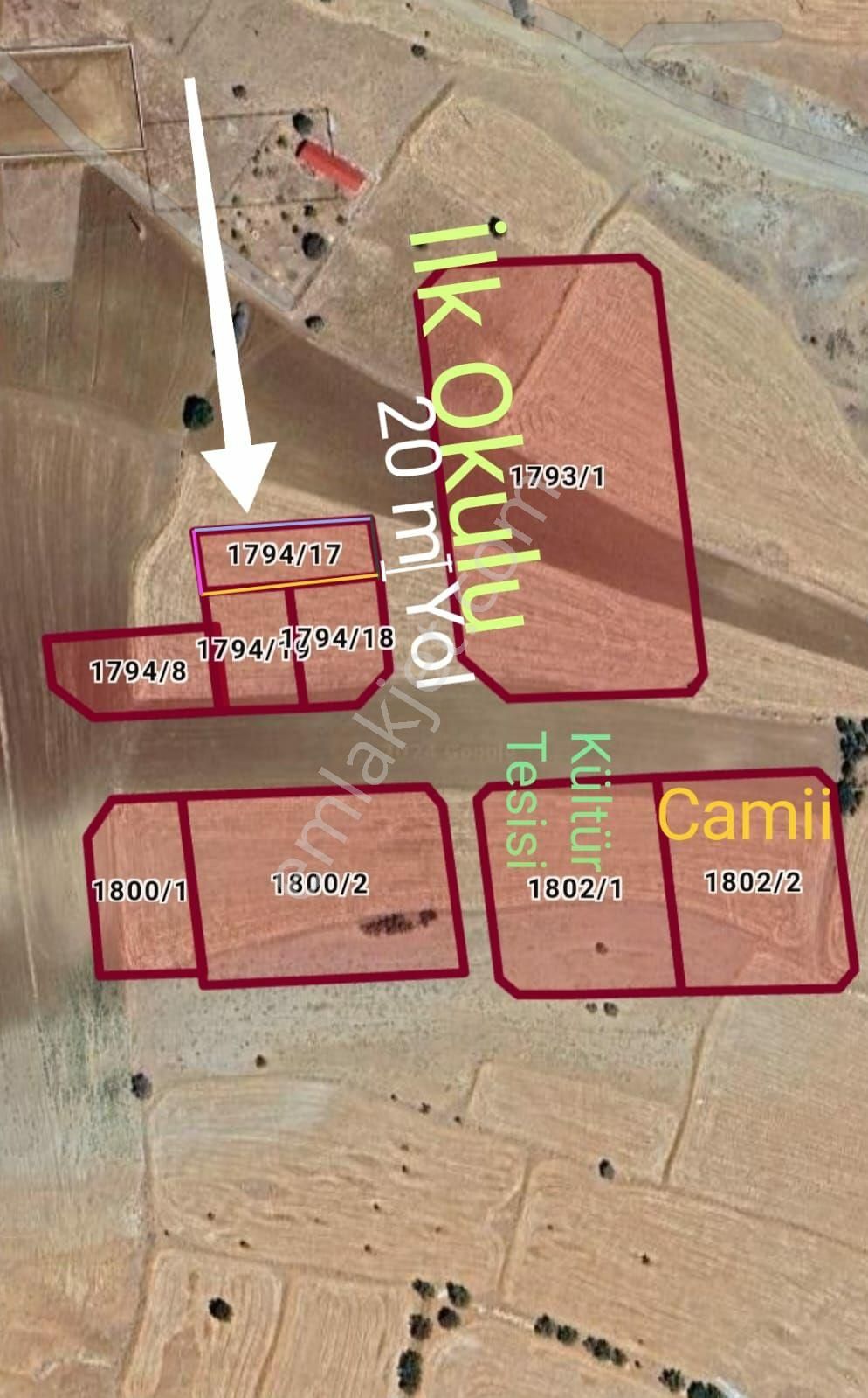 Afşin Efsus Turan Satılık Konut İmarlı BEDESTEN YAPI EMLAK'TAN SATILIK ARSA: Efsus Turan Mah. Hilal Kent Arkası Satılık (922m²) Arsa