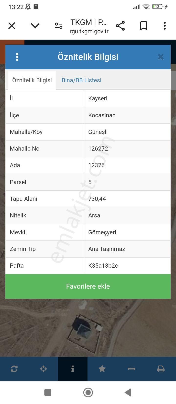 Kocasinan Güneşli Satılık Villa İmarlı  GÜNEŞLİ'DE SATILIK VİLLA PARSELİ