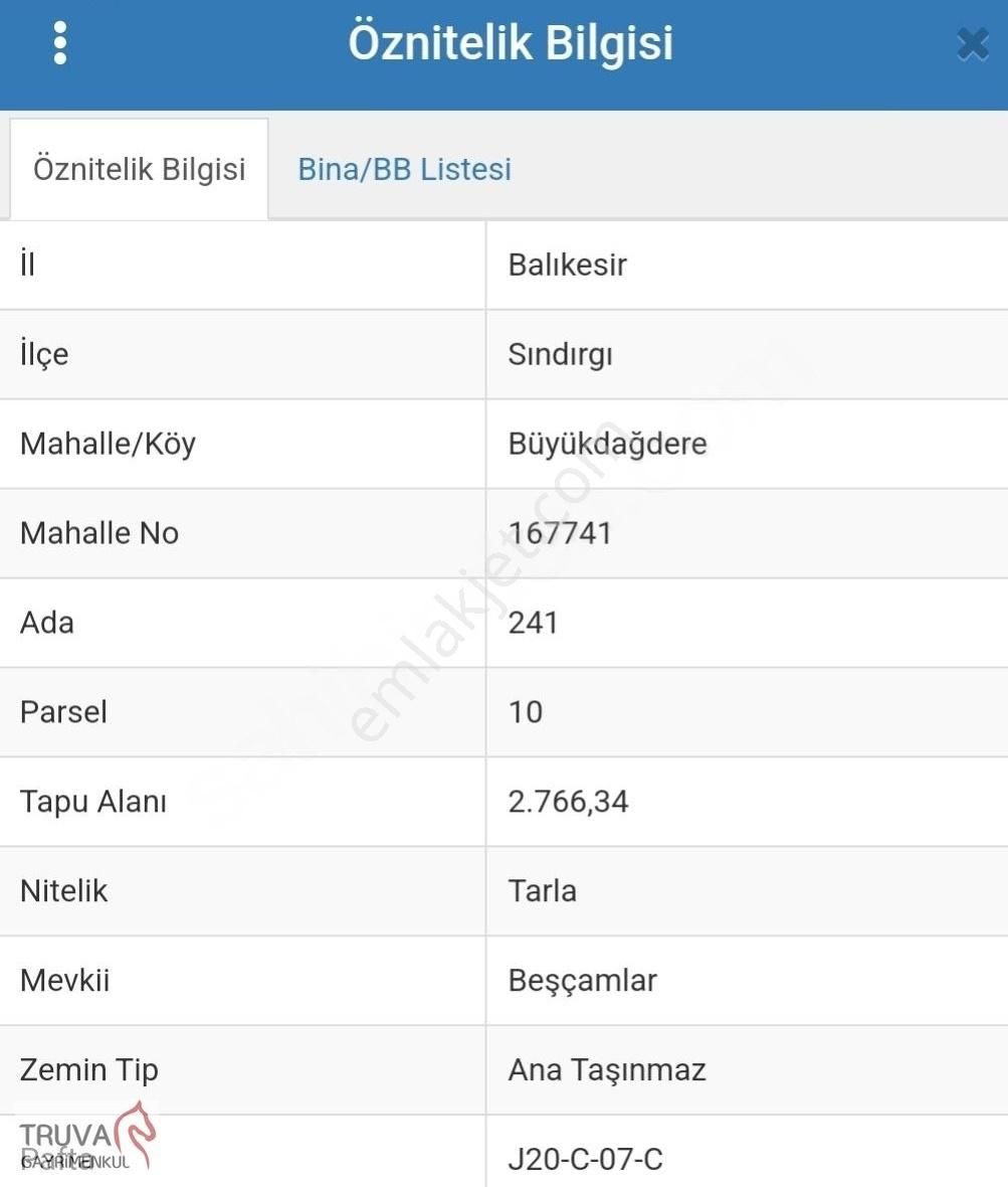 Sındırgı Büyükdağdere Satılık Tarla Truva gayrimenkul den Sındırgı büyükdağdere'de 2766m2 fırsat