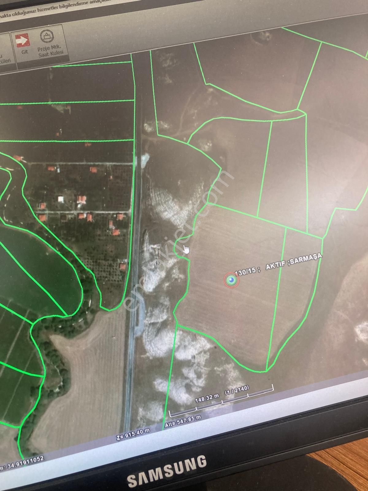 Çorum Merkez Sarmaşa Köyü Satılık Bağ & Bahçe  SARMAŞA'DA HOBİ BAHÇESİ KÖŞE BAŞI 450 M2