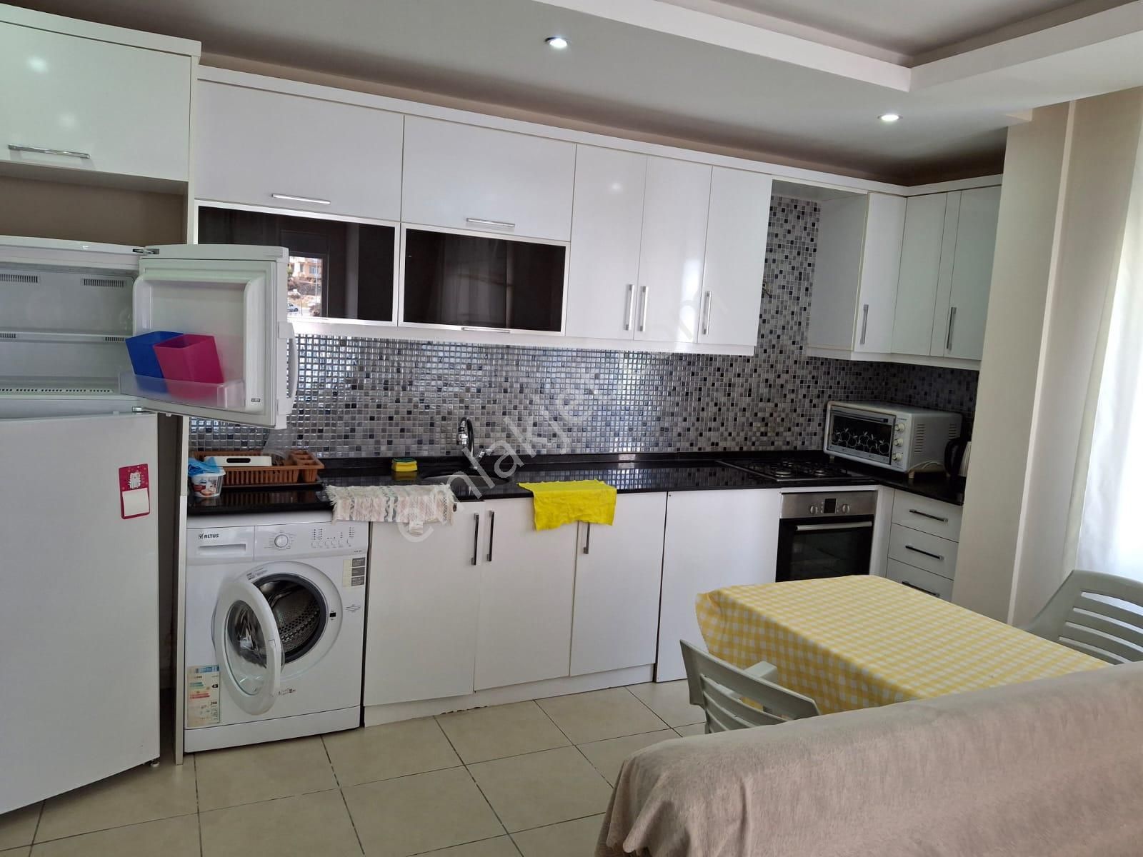 Alanya Mahmutlar Kiralık Daire  1200- ACİL! MAHMUTLARDA UZUN DÖNEM 1+1 EŞYALI KİRALIK DAİRE 13,000 TL