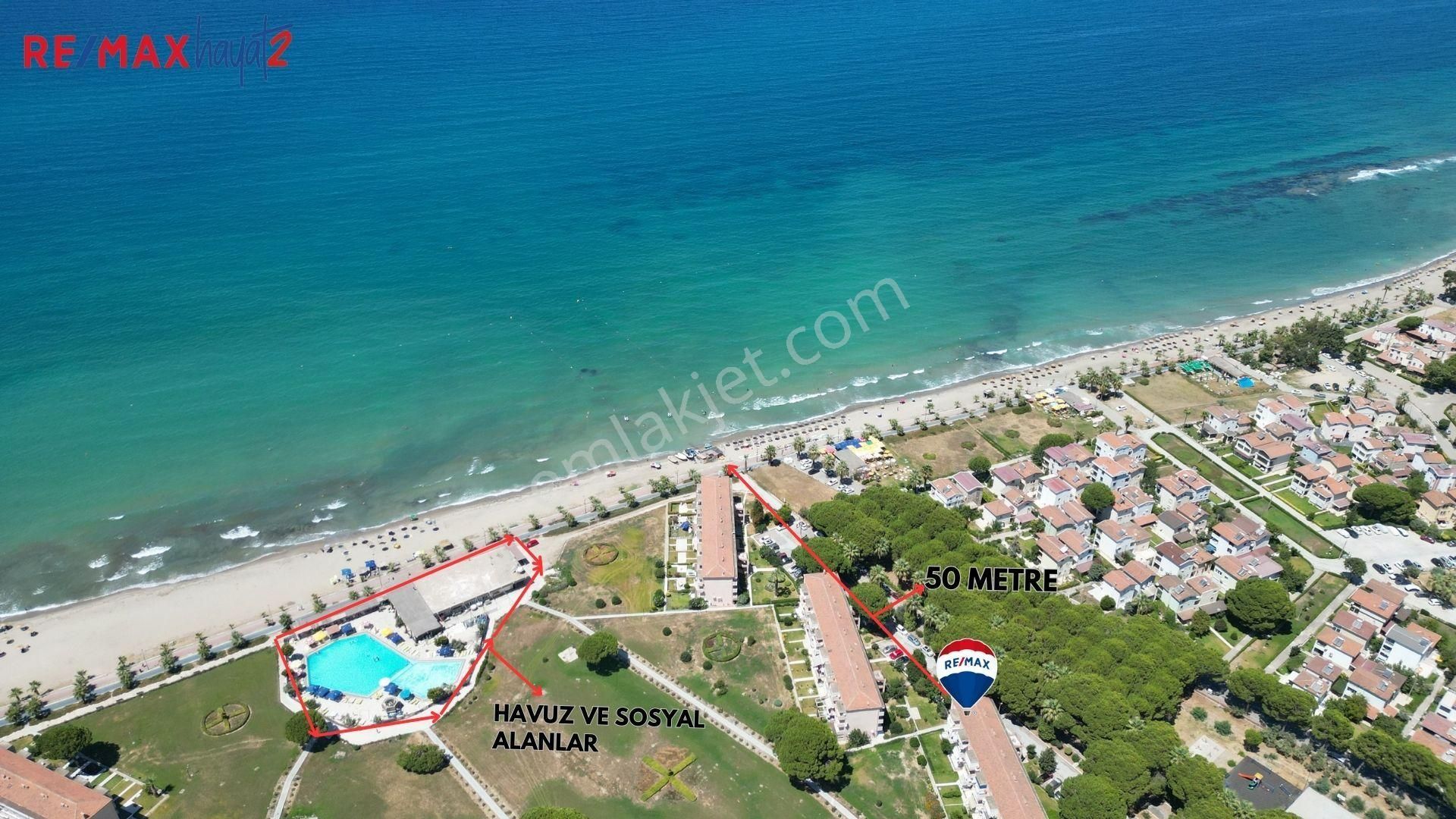 Kuşadası Davutlar Satılık Daire  RE/MAX HAYAT'DAN DENİZE SIFIR SSK SİTESİNDE MUHTEŞEM DAİRE