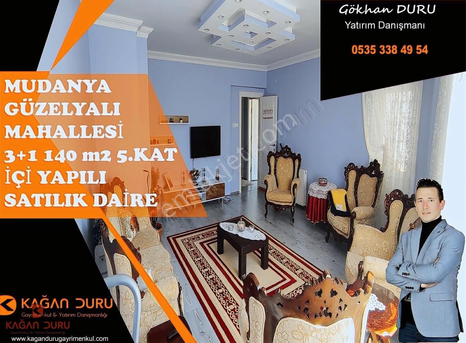 Mudanya Güzelyalı Eğitim Satılık Daire BURSA/MUDANYA/GÜZELYALI 140M2 İÇİ SIFIR 3+1 SATILIK DAİRE