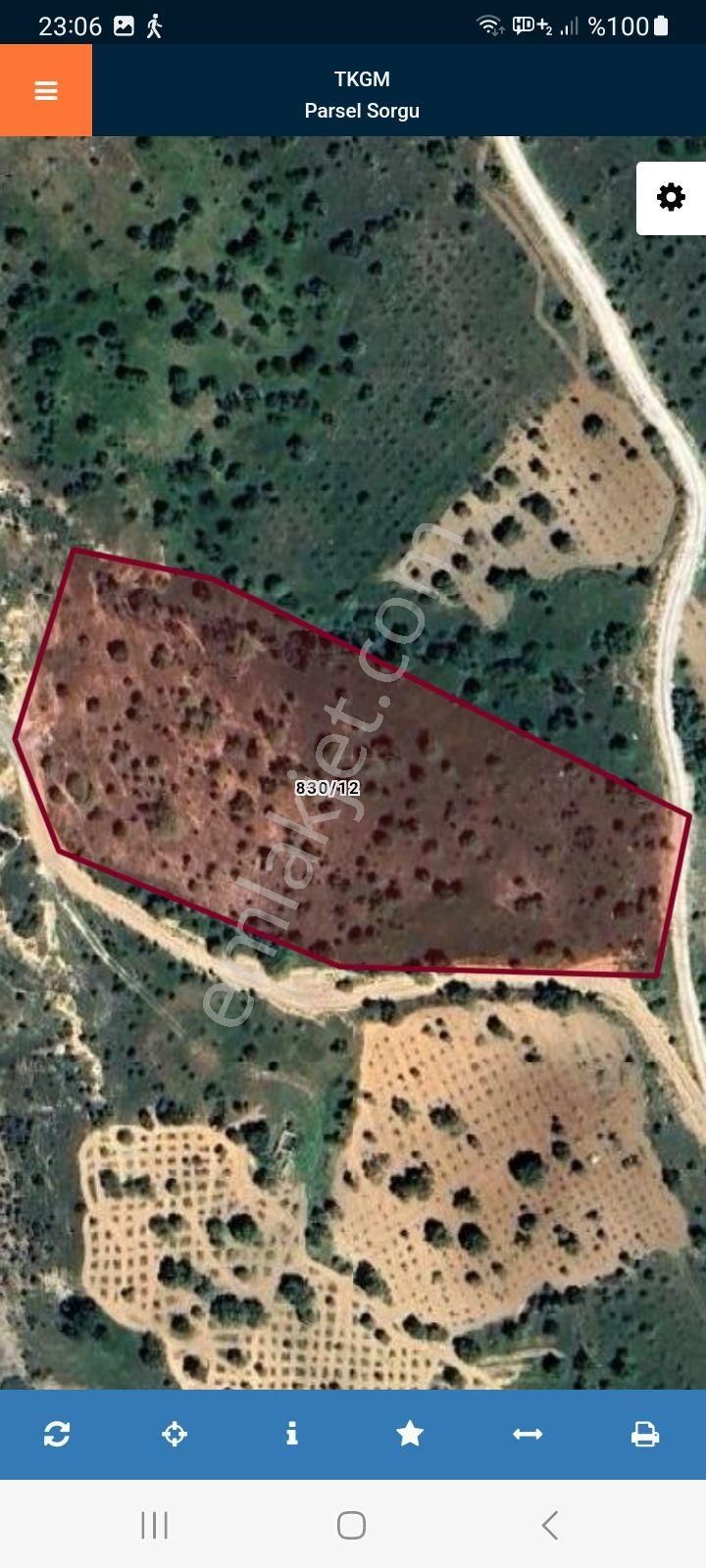 Değer Emlak'tan Nur Mahallesinde 8 Dönüm Bağ-bahçe Satılıktır. - Görsel 2