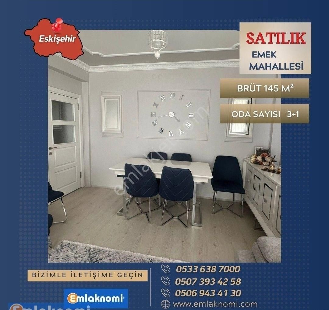 Odunpazarı Emek Satılık Daire Emek'de Garajlı 3+1 Yeni Daire