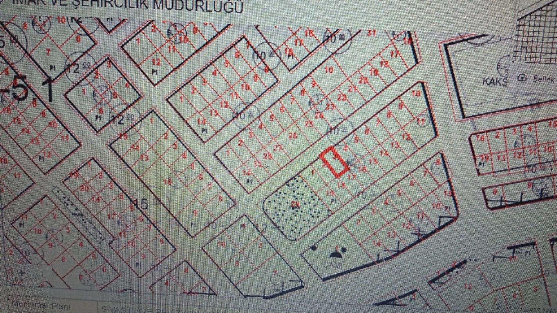 Sivas Merkez Diriliş Satılık Konut İmarlı  Damla emlaktan diriliş mah.satılık arsa