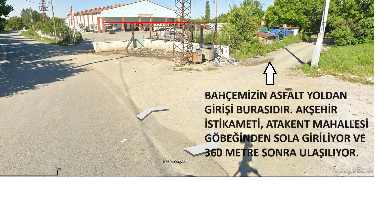 Akşehir Atakent'te Tarımsal Faliyet İçin İdeal Kaçmaz Bahçe - Görsel 2