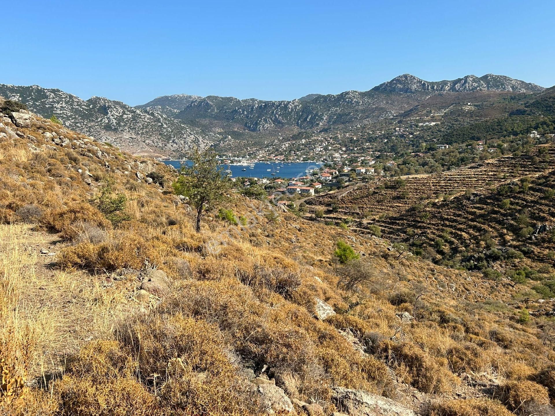 Marmaris Selimiye Satılık Tarla Marmaris Lider Emlak selimiyeden deniz manzaralı yol cepheli satilik tarla 