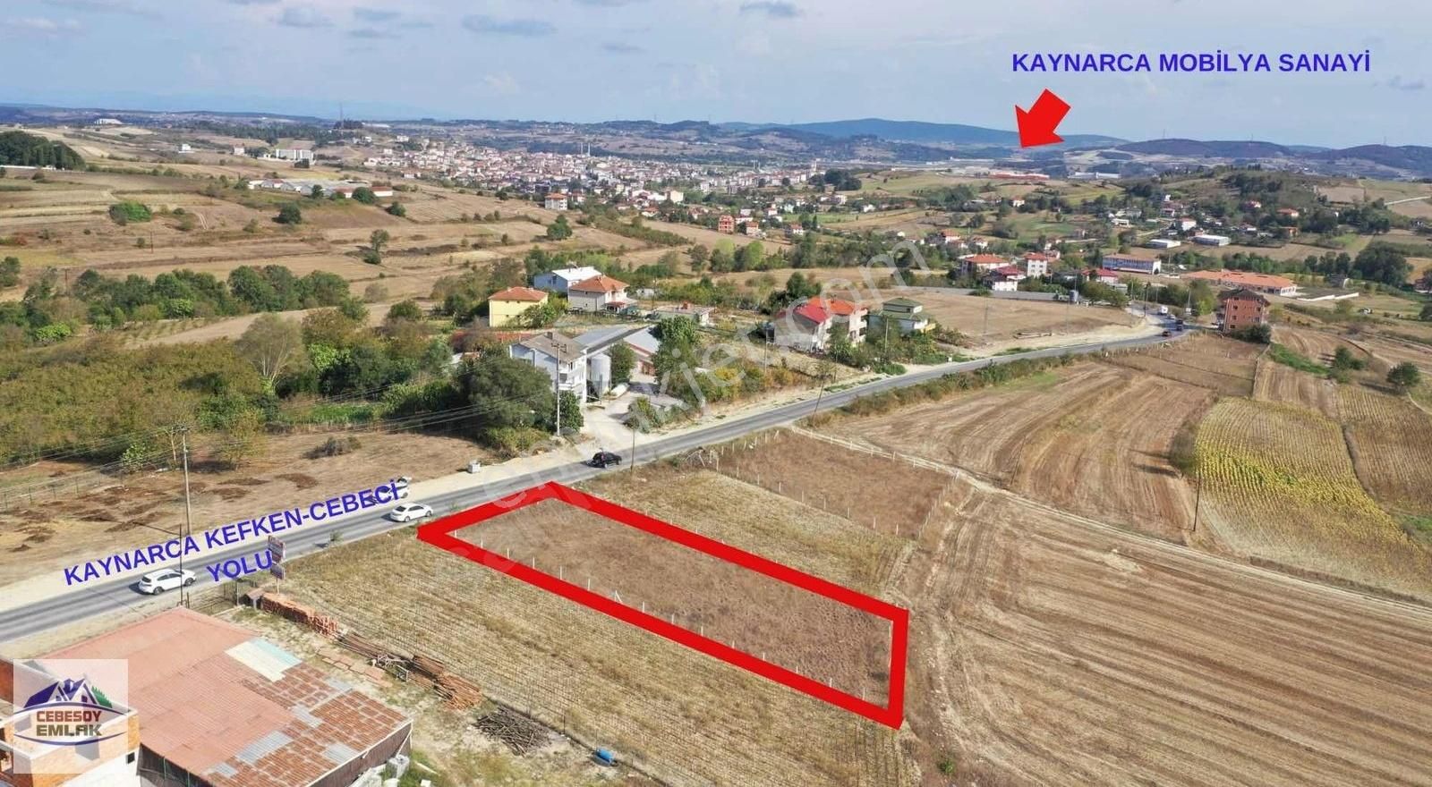 Sakarya Kaynarca Satılık Ticari İmarlı CEBESOY EMLAKTAN KERTİL MAHALLESİNDE KONUT+TİCARİ İMARLI ARSA