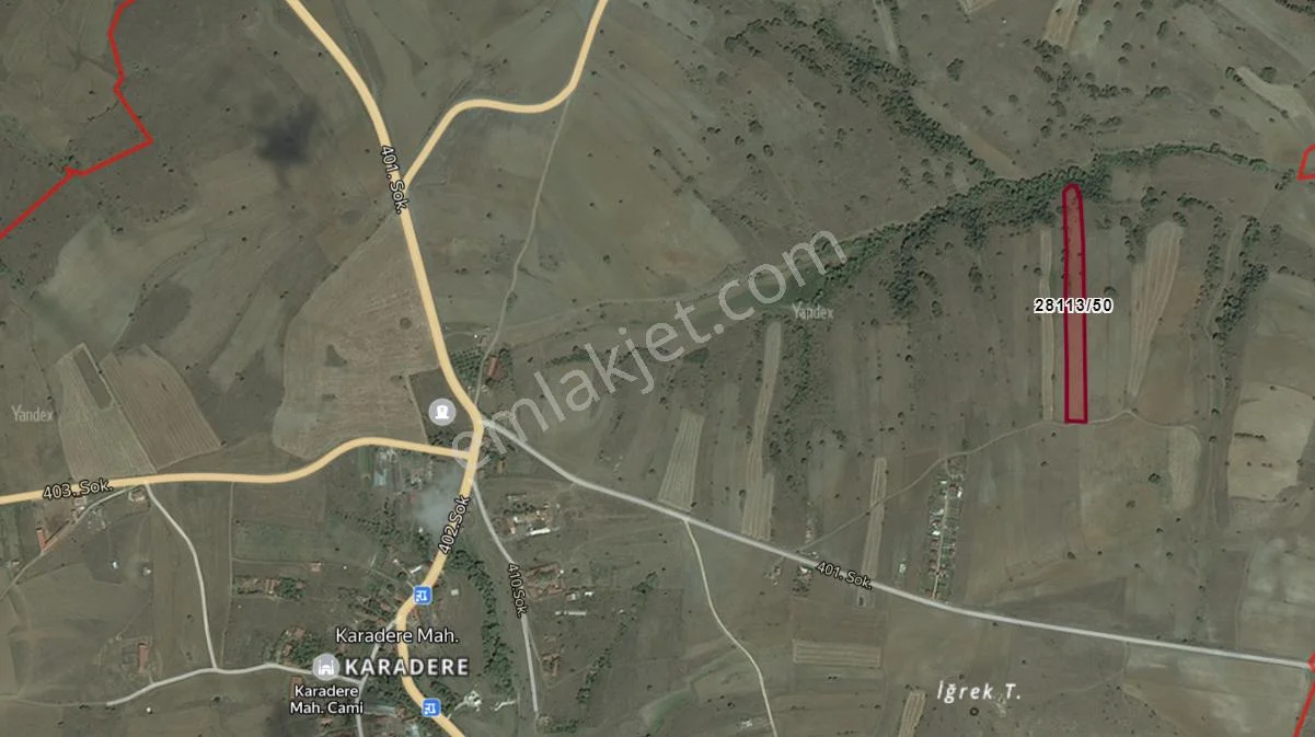 Karadere Mahallesinde Köy İçi 7.511 M2 Satılık Tarla - Görsel 3