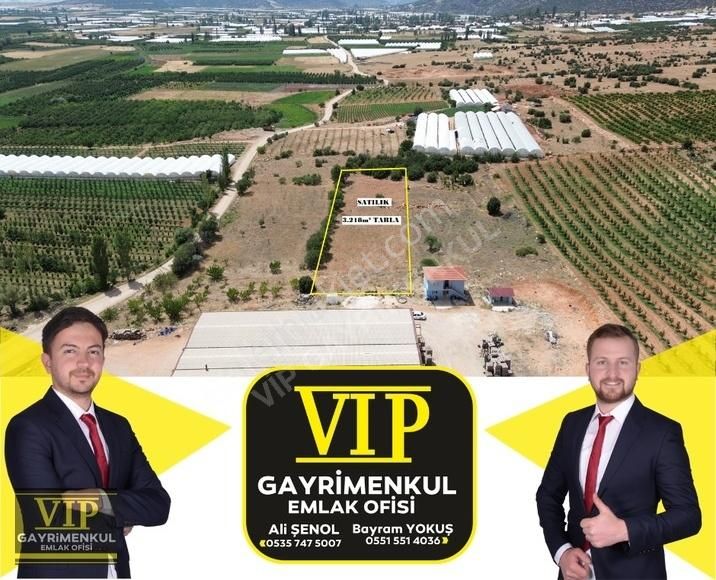 Elmalı Yılmazlı Satılık Tarla VİP GAYRİMENKUL'den YILMAZLI MAH. 3.218m² MERKEZE YAKIN TARLA