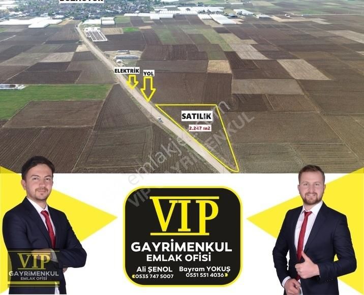 Elmalı Bozhüyük Satılık Tarla VIP GAYRİMENKUL'den BOZHÜYÜK MAH. 2.247M² MAHALLE İÇİ TARLA