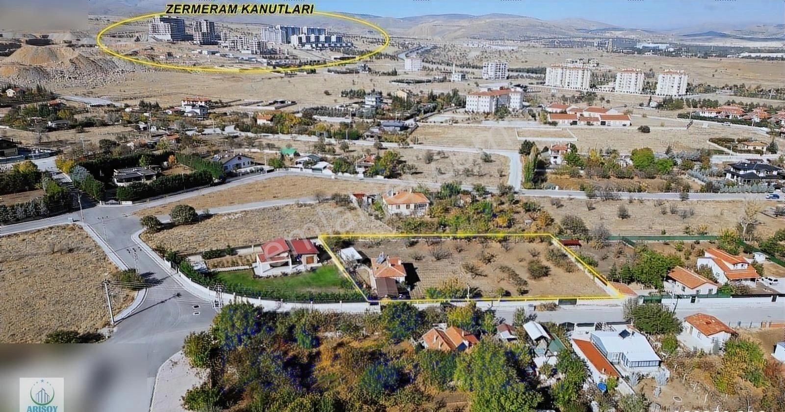 Meram Kozağaç Satılık Müstakil Ev Arısoy'dan Kozaağaçda Muhteşem 2950 M² Villa Arsası