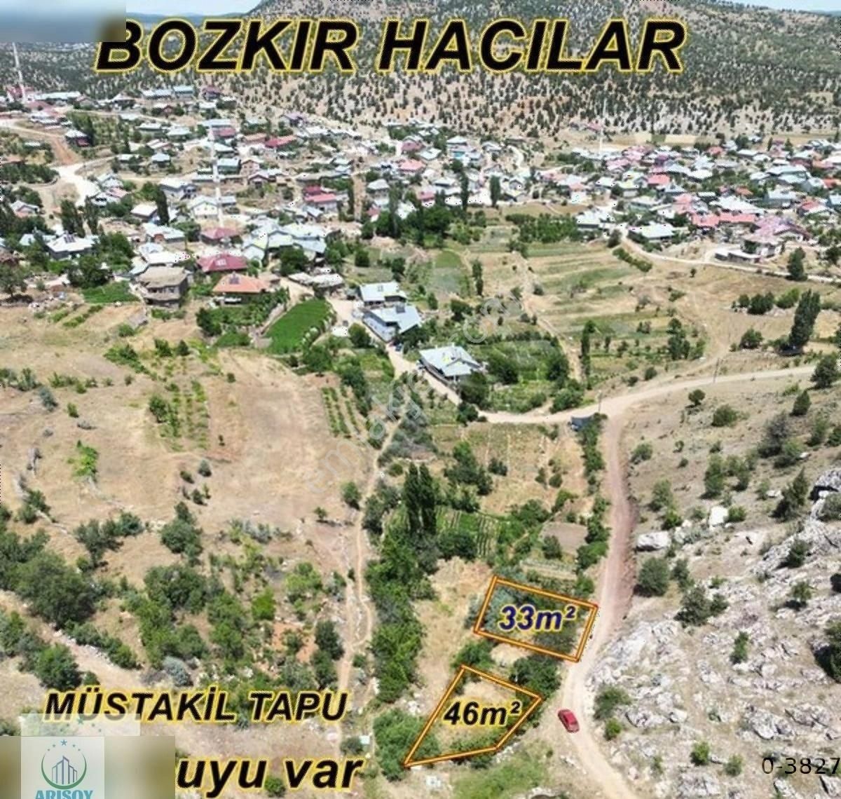 Bozkır Hacılar Satılık Bağ & Bahçe ARISOYDAN ÇITIR YATIRIMLIK BAĞ VE BAHÇELER