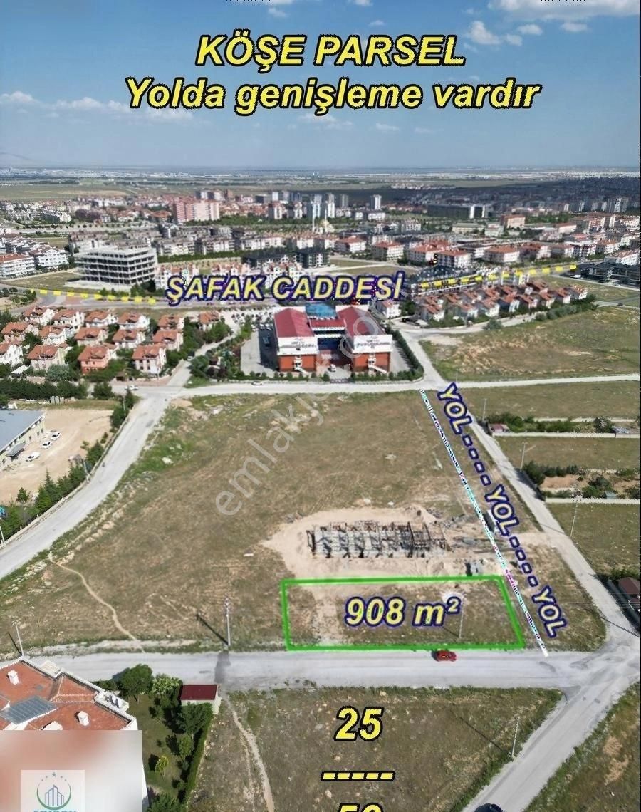 Selçuklu Beyhekim Satılık Konut İmarlı Arısoydan Beyhekim İkikat İmarlı 908m² İmarlı Arsa