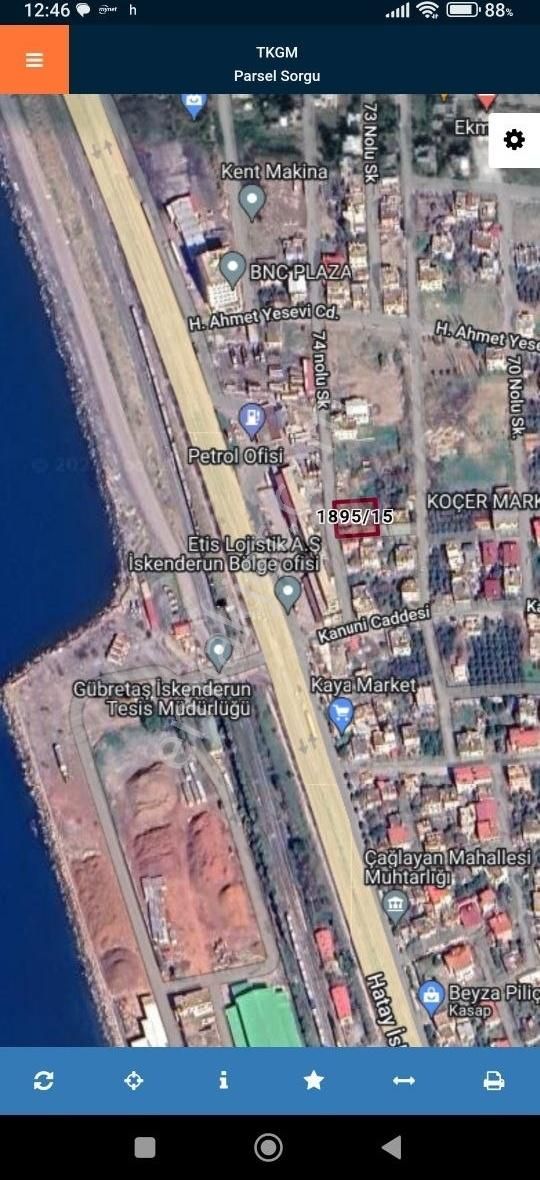 Hatay İskenderun Satılık Ticari İmarlı Mert Emlaktan İskenderun Sarıseki de satlik ticari ve konut arsa