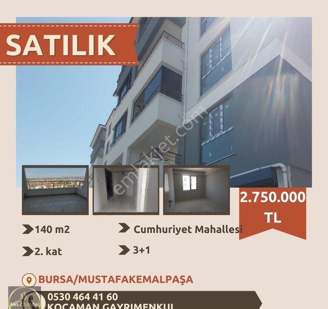 Mustafakemalpaşa Cumhuriyet Satılık Daire CUMHURİYET MAHALLESİ AÇI KOLEJİ YANI SATILIK DAİRE