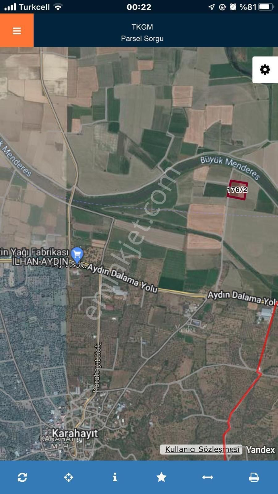 Aydın Efeler Karahayıt Mah. Satılık Tarla - Görsel 2