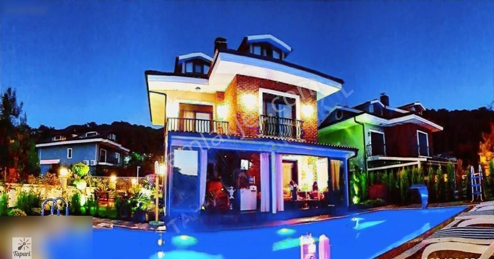 Fethiye Göcek Satılık Villa TAPARİ den Göcek te D Marine Yakın Lüks Satılık Havuzlu Villa