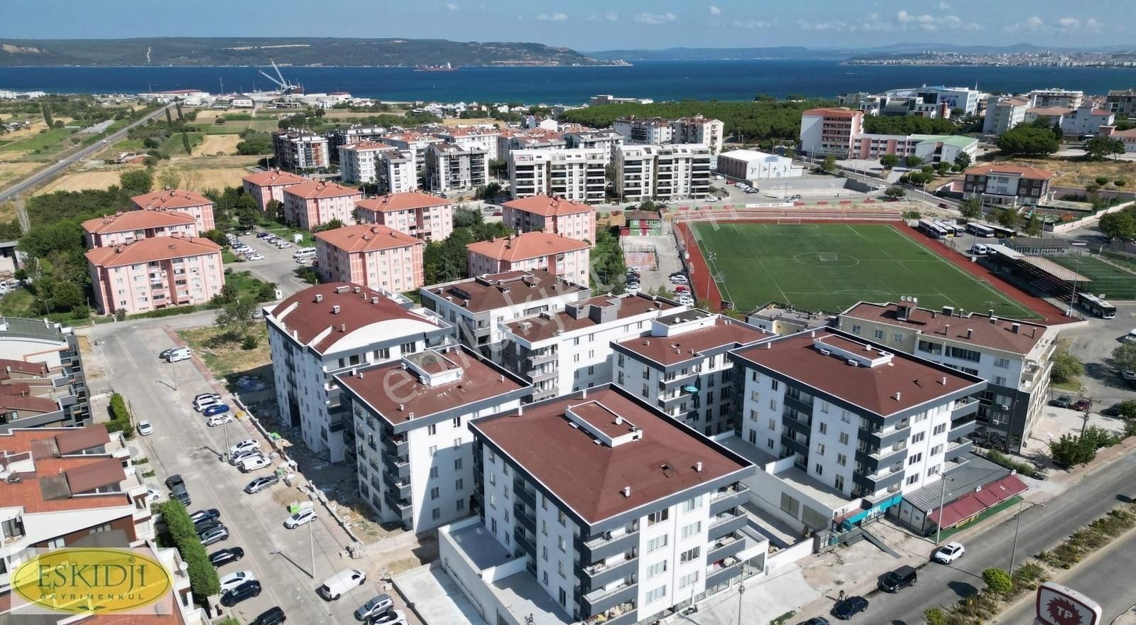 Çanakkale Merkez Kepez Bld. (Cumhuriyet) Satılık Daire EVİŞ ERDEM KONAKLARIN'DA Satılık 2+1 Boğaz Manzaralı Daire