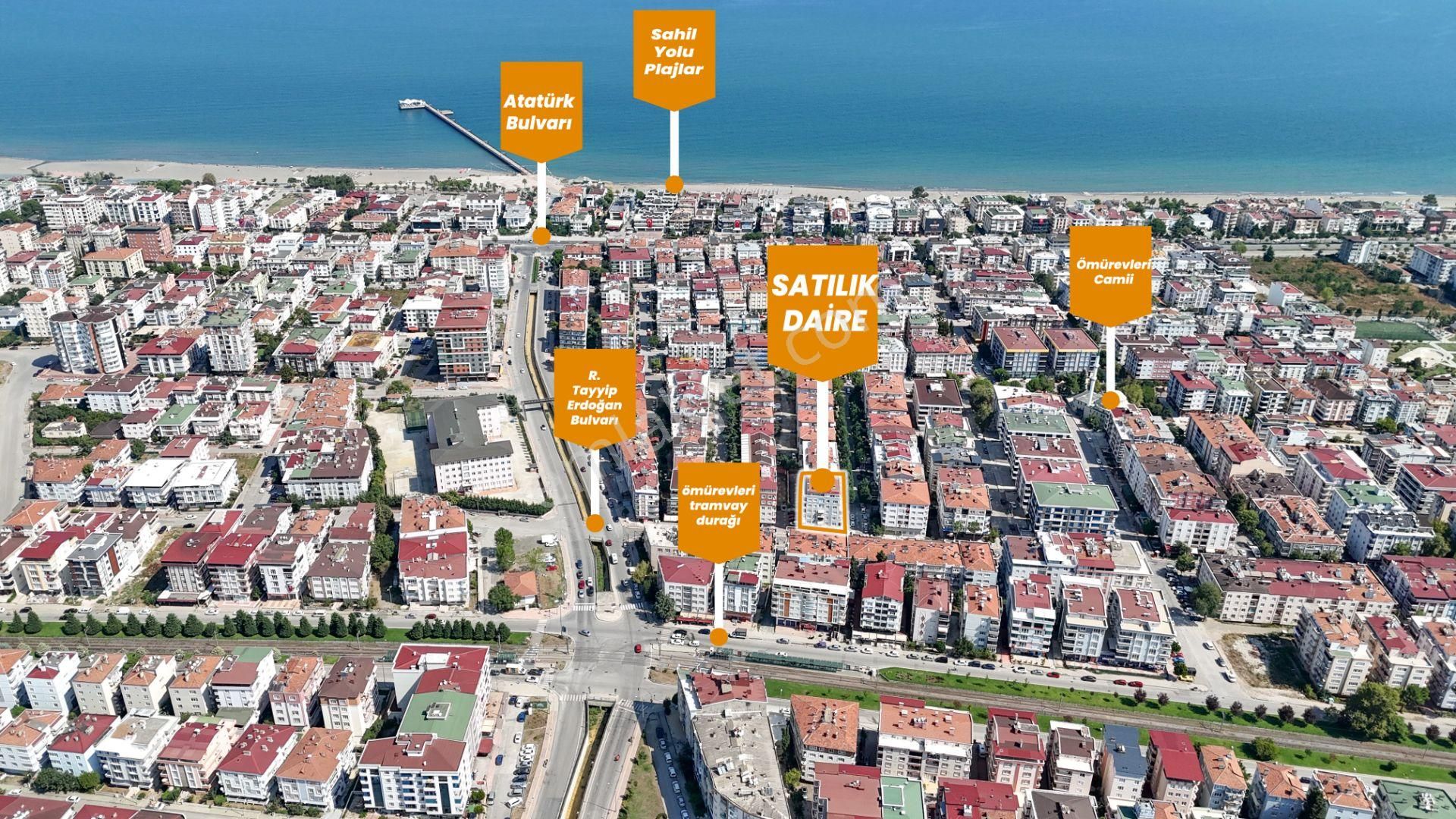 Atakum Cumhuriyet Kiralık Daire Lozanda İçi Yapılı Asansörlü Köşe 3+1 Satılık Daire