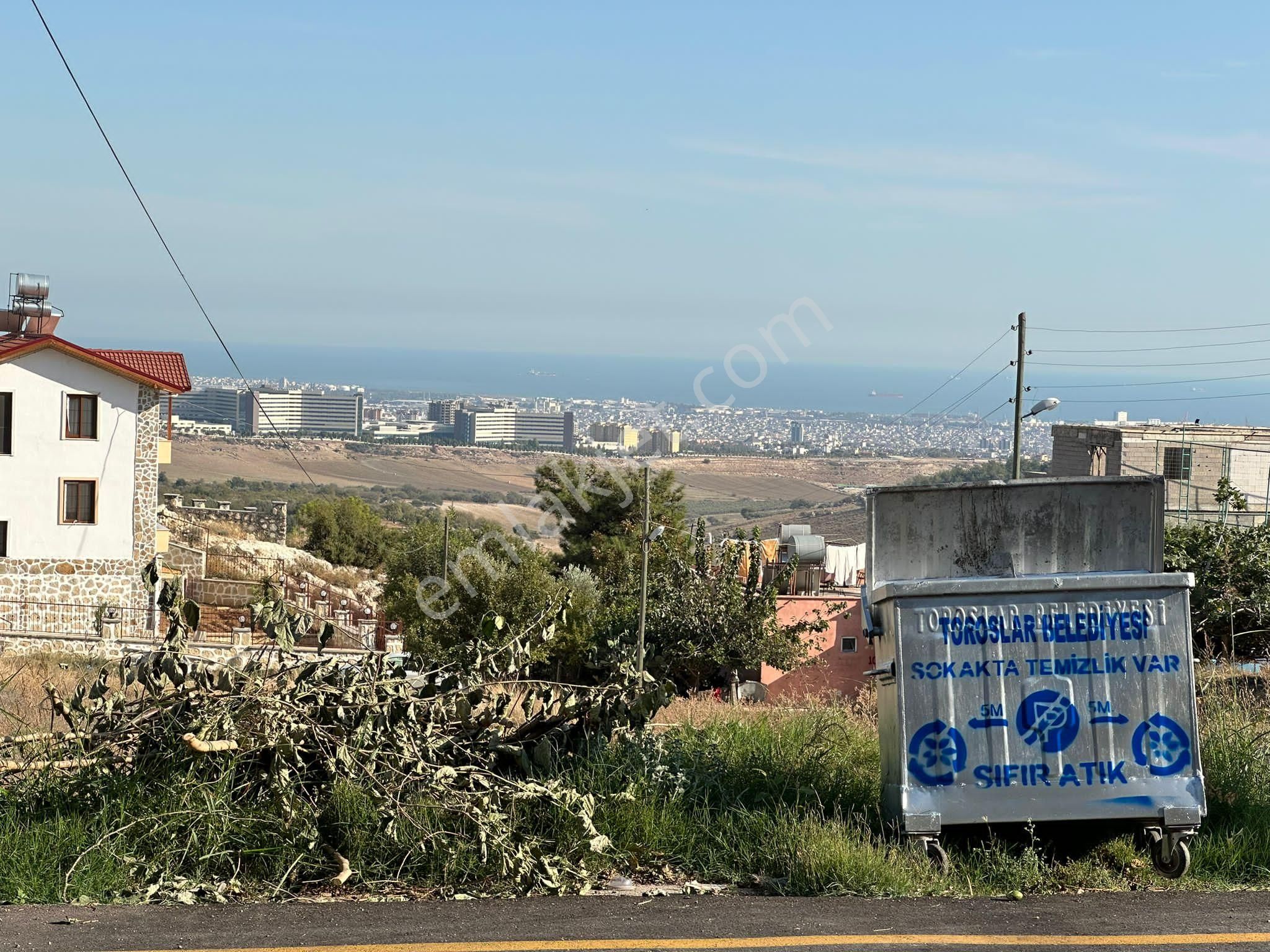 Toroslar Buluklu Satılık Konut İmarlı  Toroslar buluklu'da şehir ve deniz  manzaralı 250 metre konut imarlı arsa