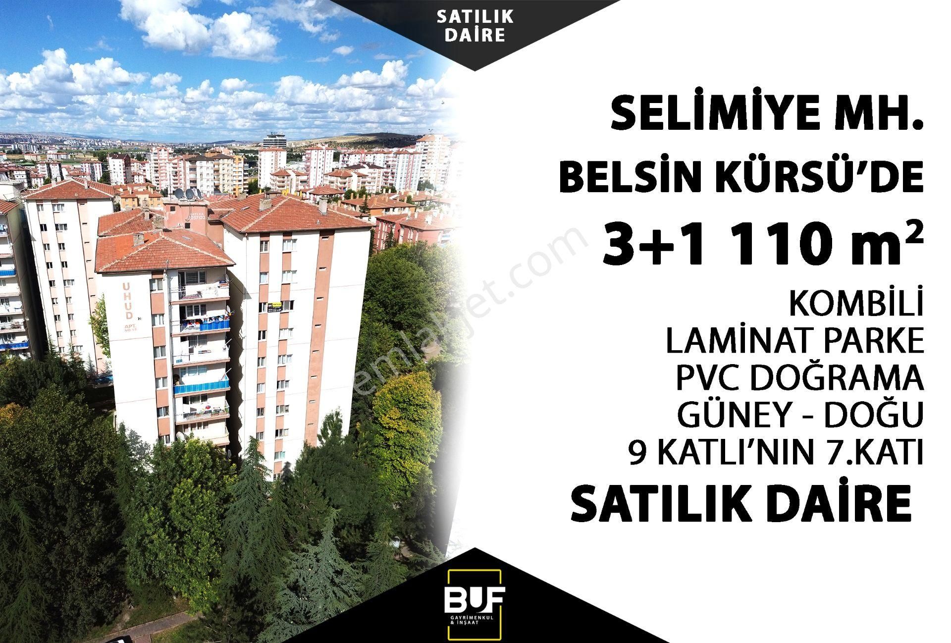 Melikgazi Selimiye Satılık Daire  BUF GAYRİMENKUL'DEN BELSİN KÜRSÜ'DE KOMBİLİ ARA KAT 3+1 DAİRE