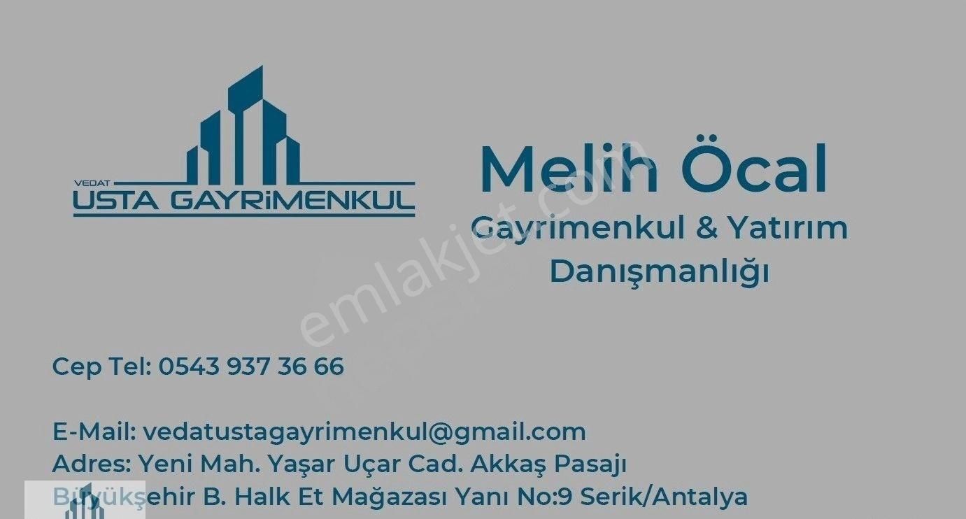 Serik Yeni Satılık Daire D-400 KARAYOLU YAKININDA SIFIR 3+1 SATILIK DAİRELER