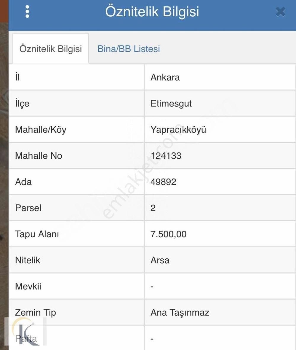 Ankara Etimesgut Satılık Ticari İmarlı ANKARA ETİMESKUT'DA SATILIK KUPON KELEPİR ARSALAR