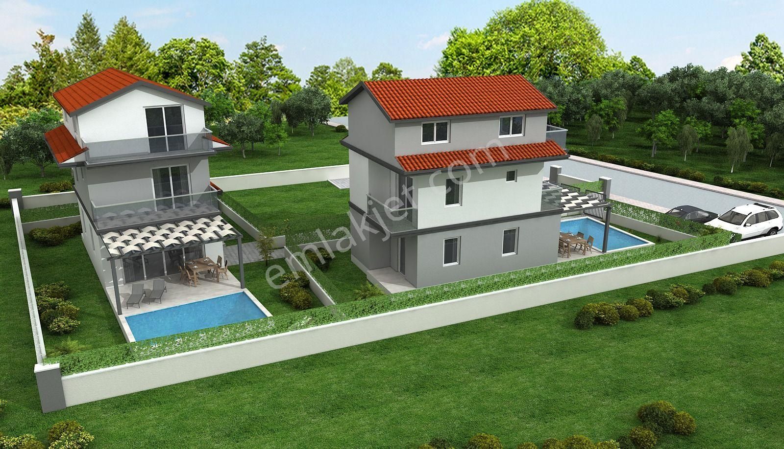 Fethiye Karaçulha Satılık Villa  GoldHouse dan Satılık Villa Karaçulha Çalıcada Projeden 4+1 Tripleks