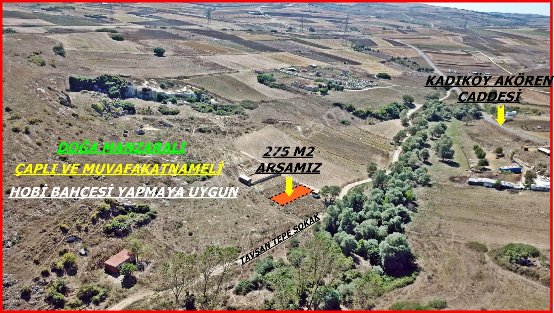 Kadıköyde Etrafı Çevrli Doğa Manzaralı Arsa - Görsel 7