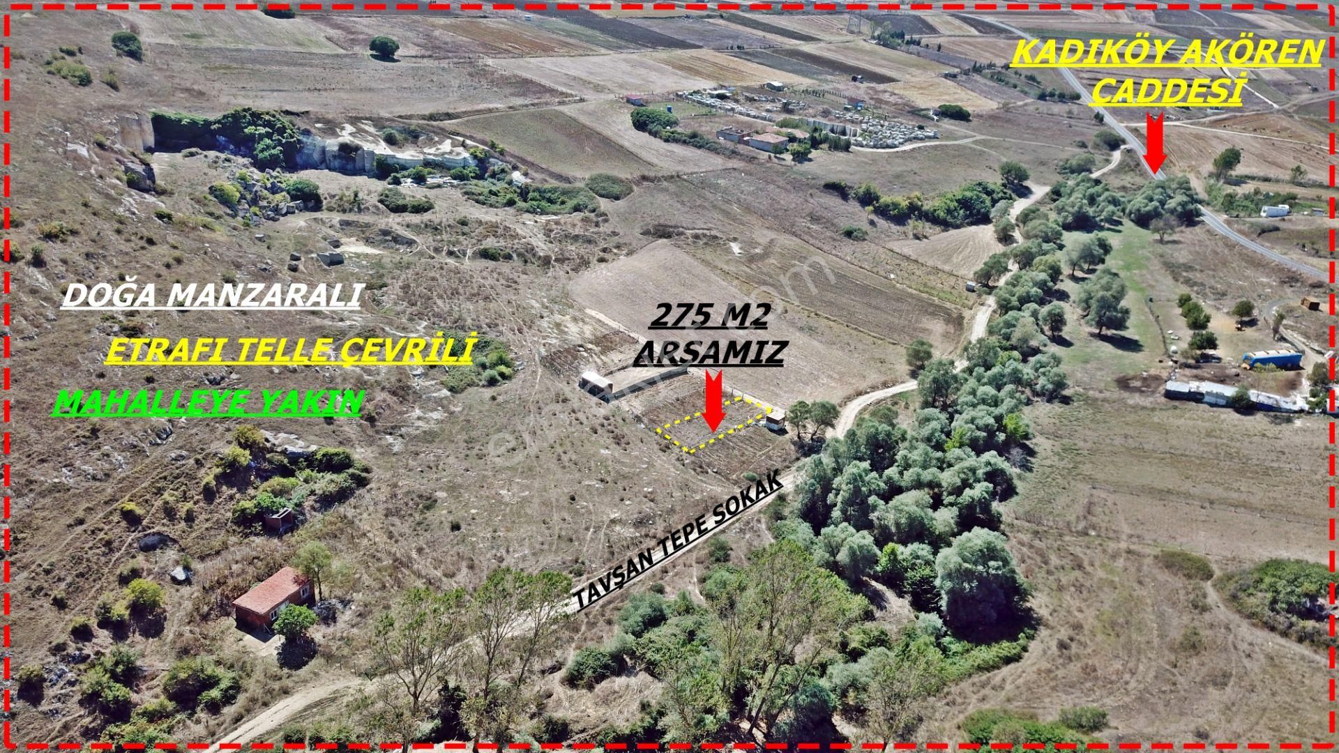 Kadıköyde Etrafı Çevrli Doğa Manzaralı Arsa - Görsel 5