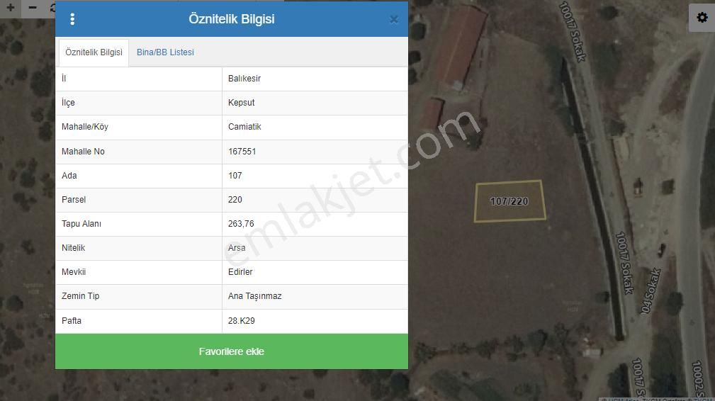 Kepsut Camiiatik Satılık Sanayi İmarlı Coker Plus'dan Kepsut Ta Sanayi İmarlı Fırsat Arsa