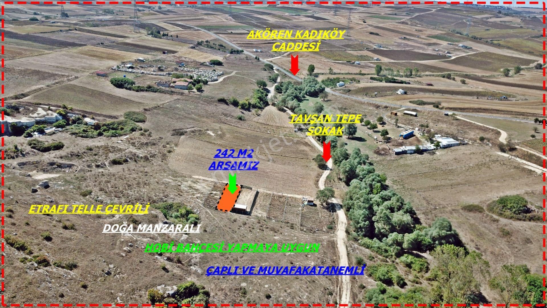 Kadıköyde Yatırımlık 242 M2 Arsa Etrafı Çevrili Çaplı Ve Muvafakatnameli - Görsel 2