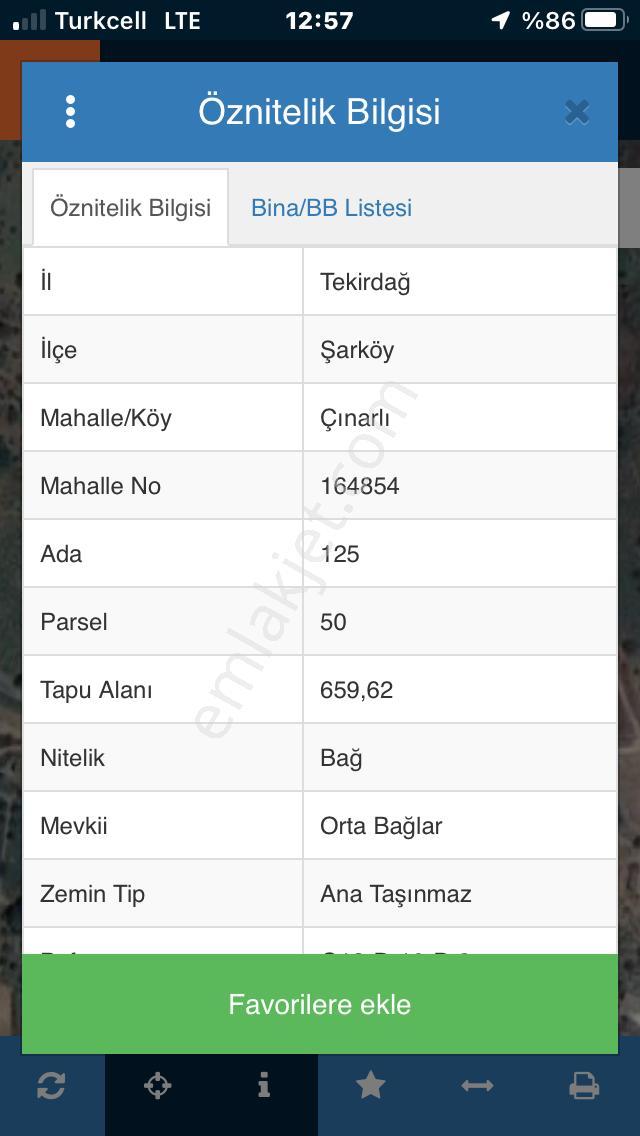 Şarköy De Işık Emlaktan Çınarlı Mah De 700 M2 Bağ - Görsel 17