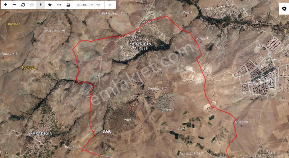 4.130m2 Tarla Karadiğin Deresinde Hasan Kabasakal Gayrimenkul Den Satılık - Görsel 2