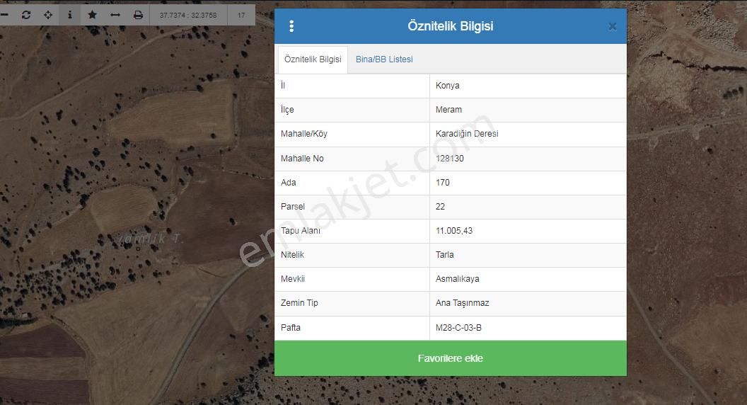 Meram Gödene Tokilere 1.5 Km Mesafede Yatırımlık Tarla Hasan Kabasakal Gayrimenkul Satıyor - Görsel 6