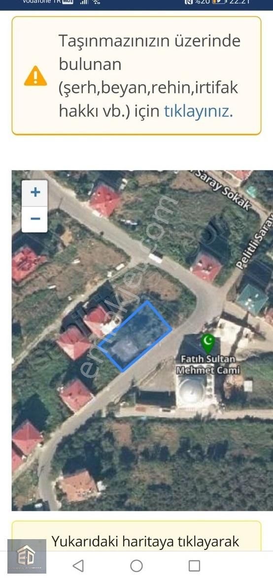 Ortahisar Pelitli Satılık Konut İmarlı PELİTLİ YEŞİLKÖY'DE 647M² İMARLI-İFRAZLI-PROJELİ SATILIK ARSA