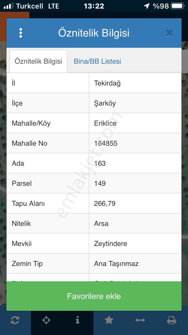 Şarköy De Işık Emlaktan Eriklice Mah De 267 M2 0/25 İmarlı Arsa - Görsel 13