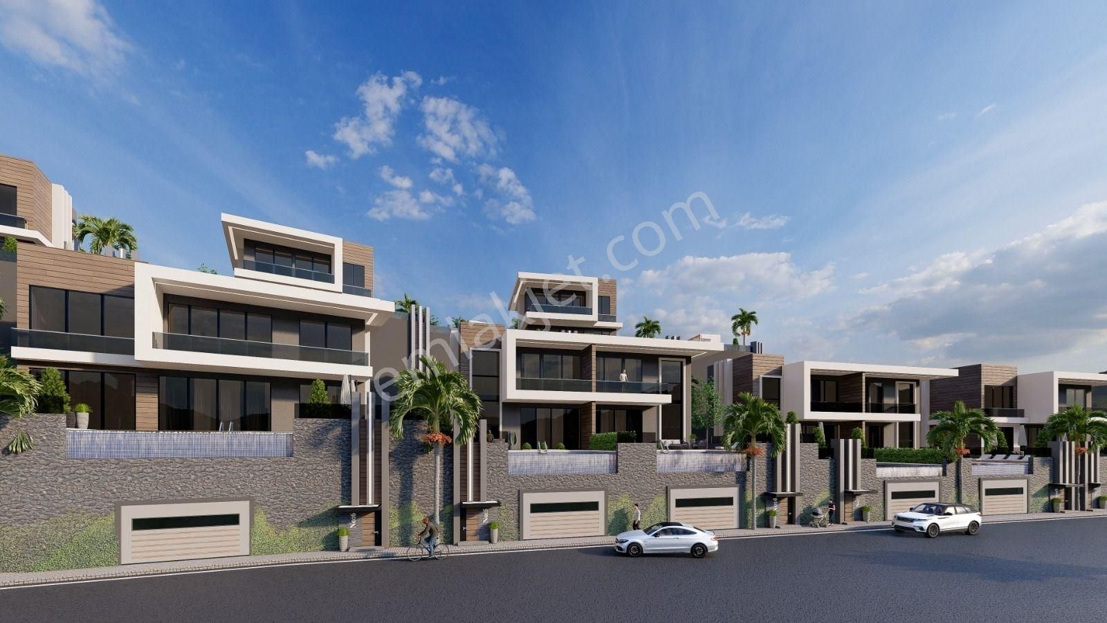 Villa 3+1 in tepe with pool and garage for citizenship