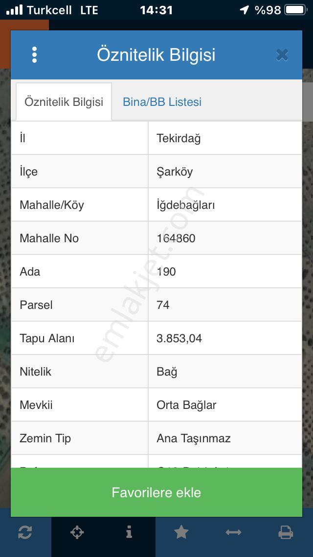 Şarköyde Işık Emlaktan İğdebağları Mah De 3800 M2 Zeytinlik - Görsel 18