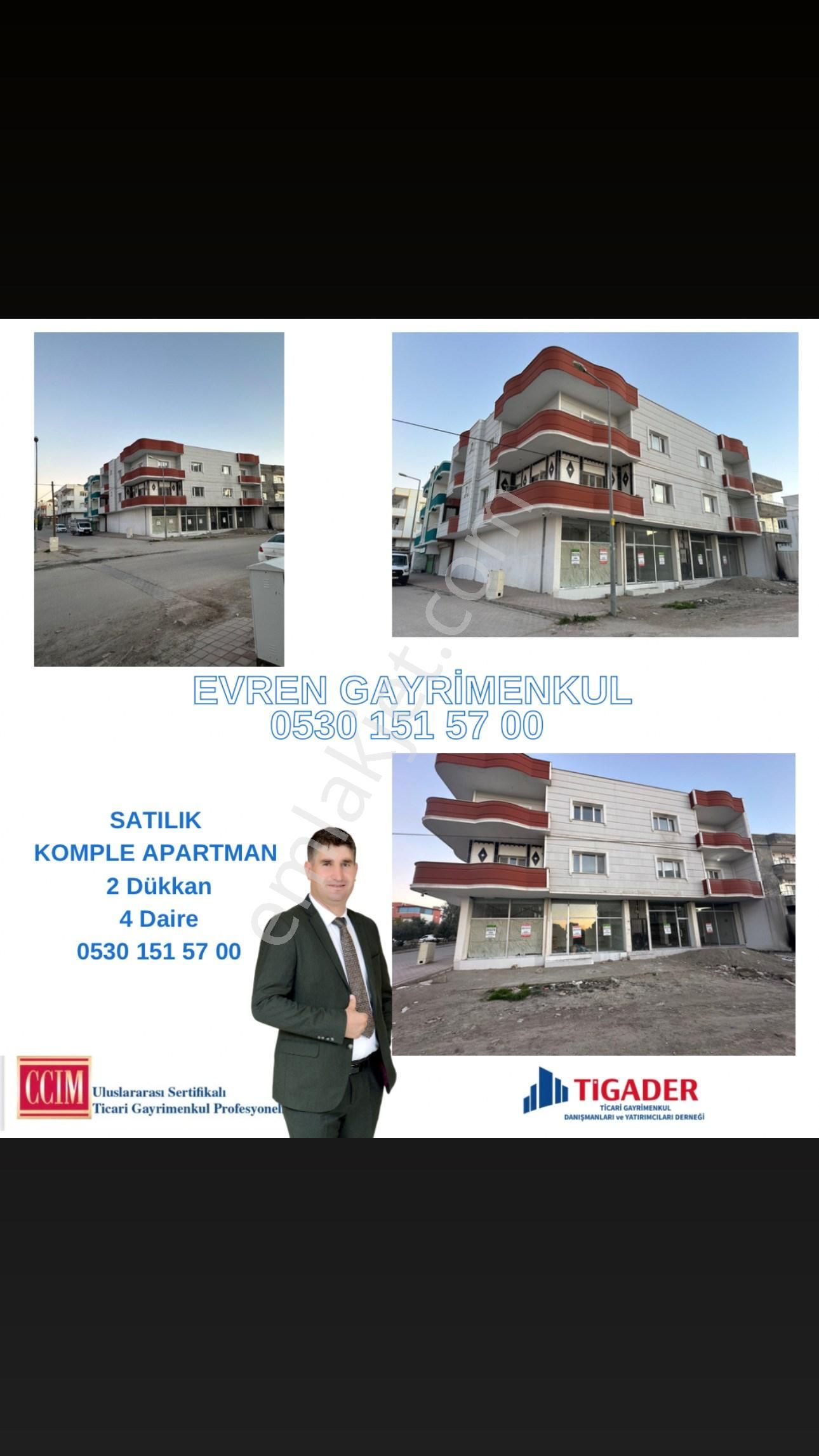 Nusaybin 8 Mart Satılık Dükkan & Mağaza Satılık 4 Dükkan ve 4 Daire